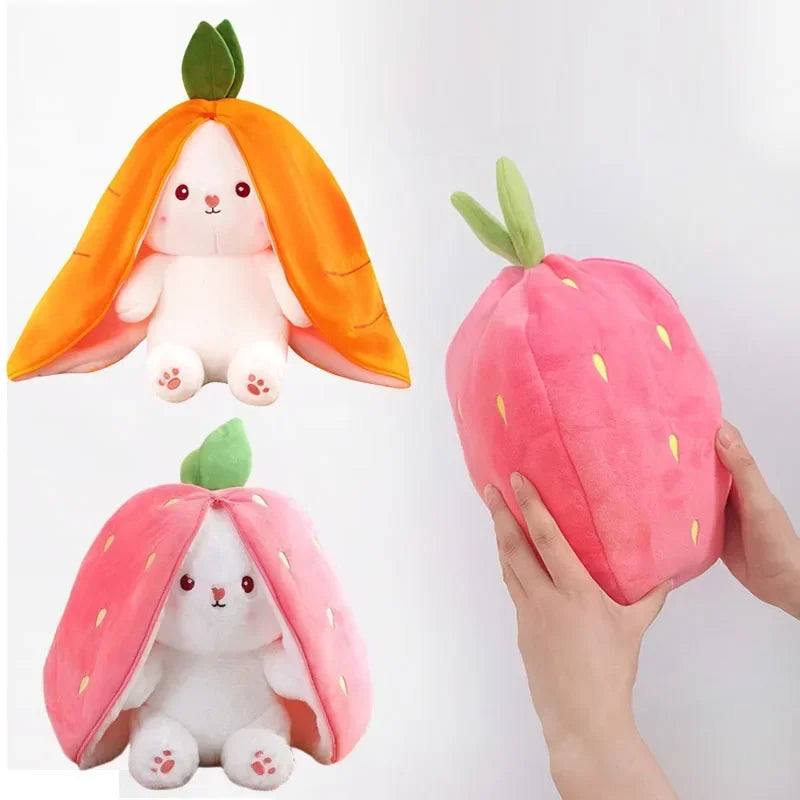 Strawberry/Carrot zip Plushies