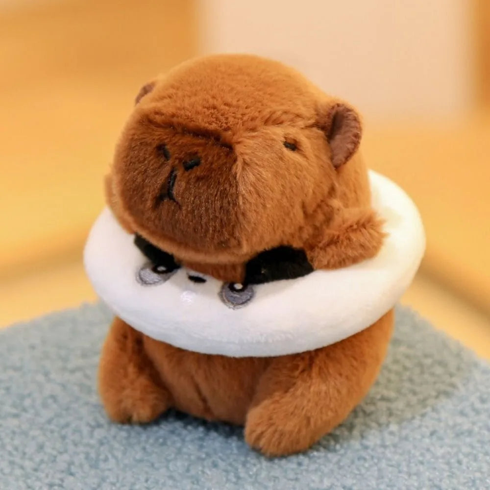 Kawaii Capybara Plush Toy with hoodie