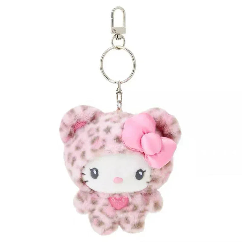 Kawaii Leopard Print Keychain