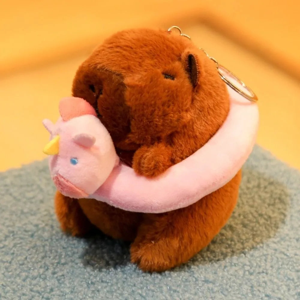 Kawaii Capybara Plush Toy with hoodie