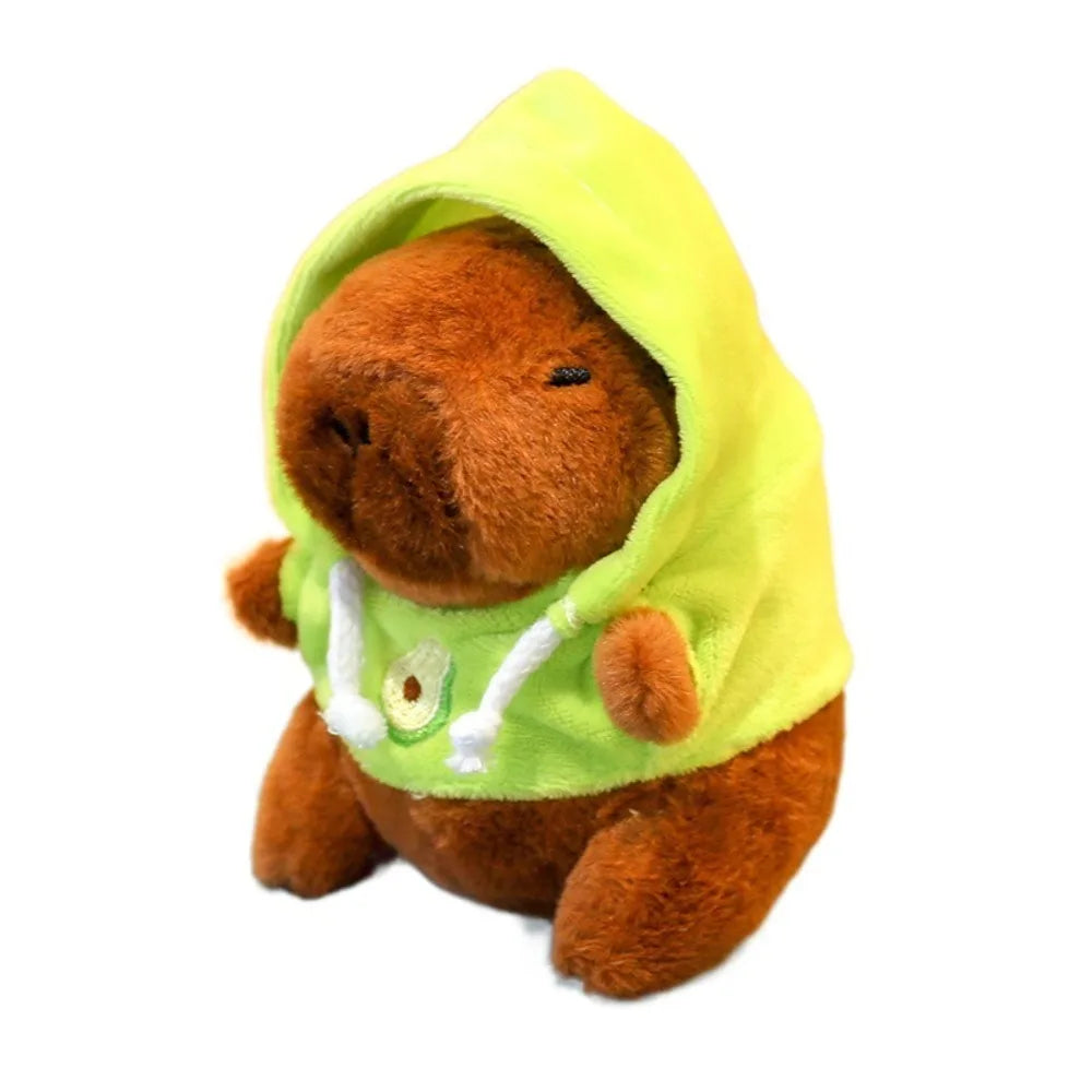 Kawaii Capybara Plush Toy with hoodie