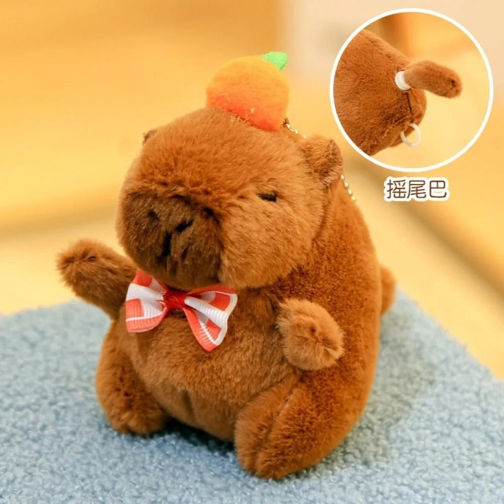 Kawaii Capybara Plush Toy with hoodie