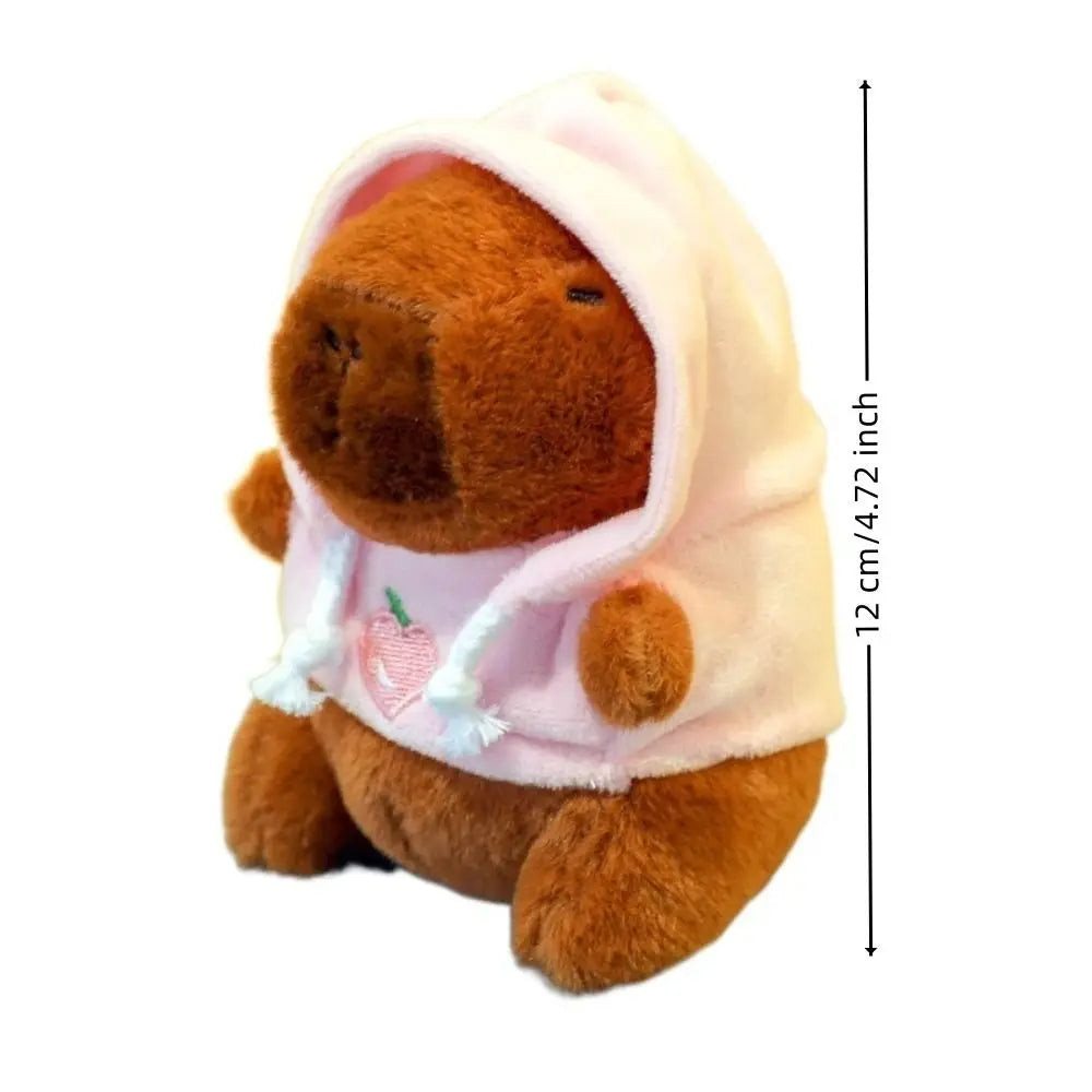 Kawaii Capybara Plush Toy with hoodie