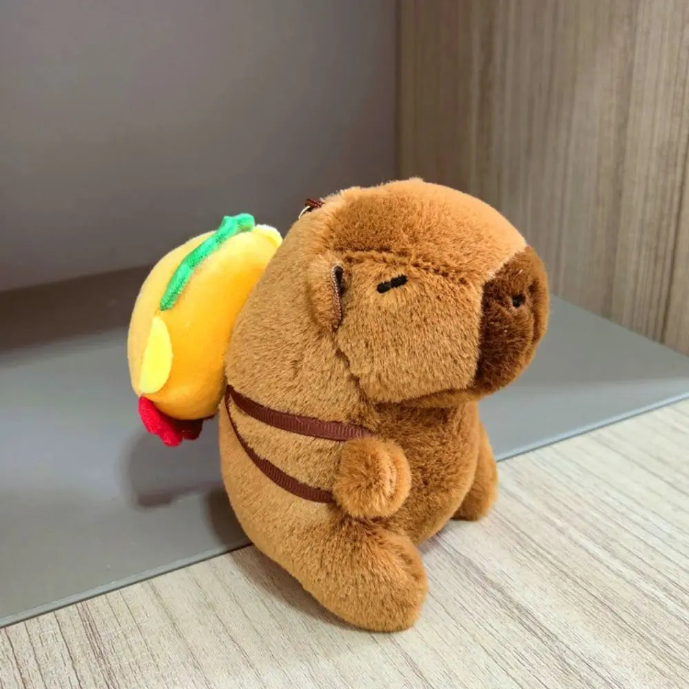 Kawaii Capybara Plush Toy with hoodie