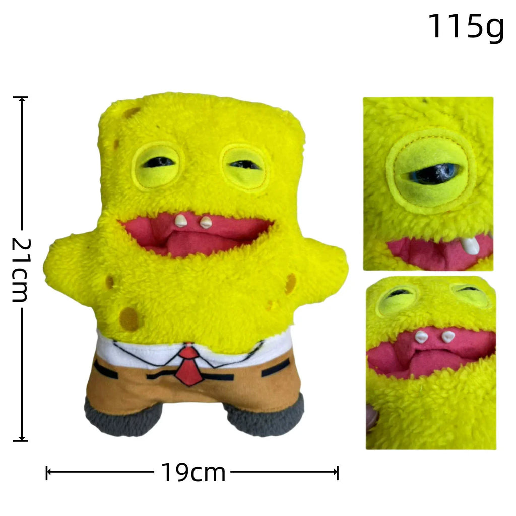 Fugly Spongebob and Patrick plushies