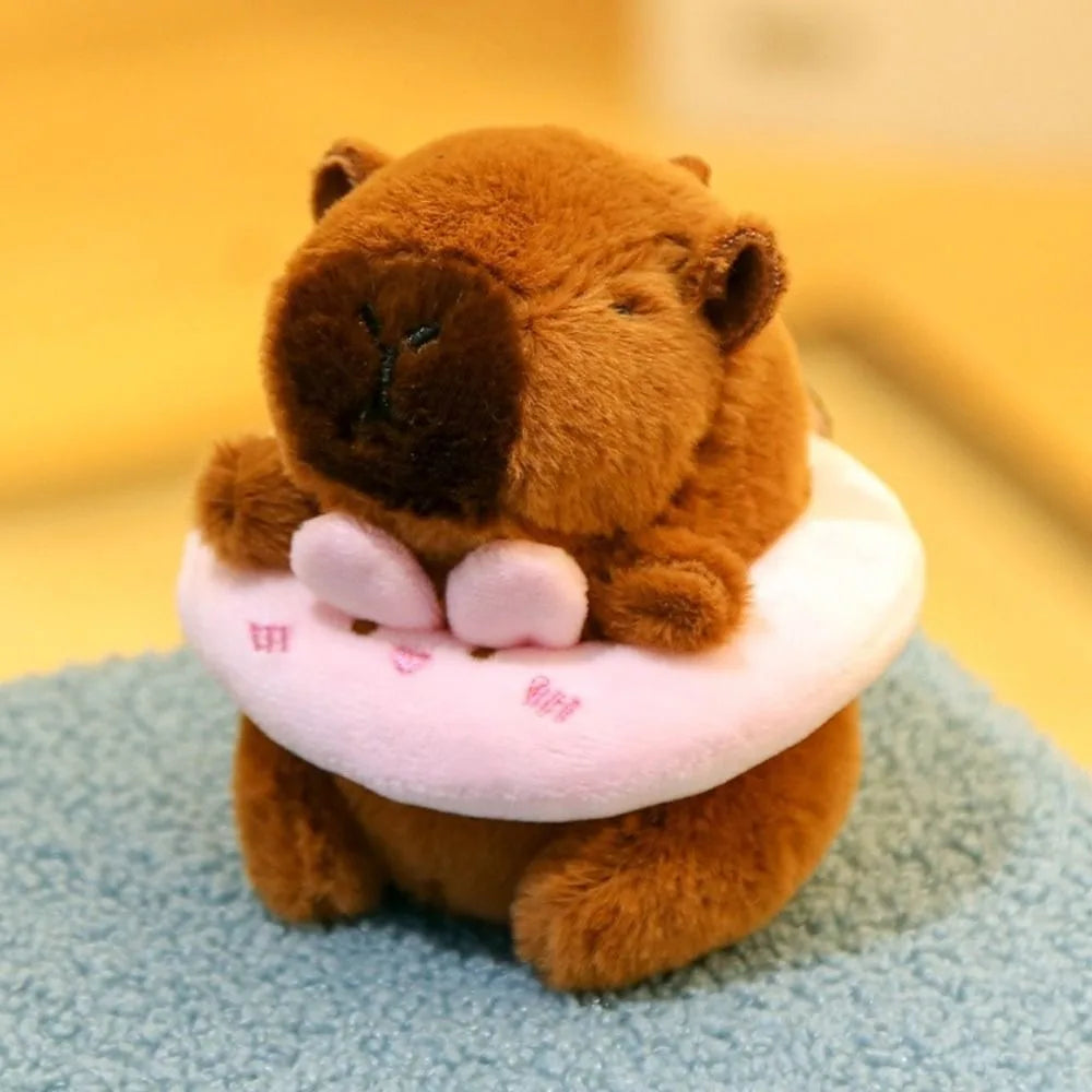 Kawaii Capybara Plush Toy with hoodie